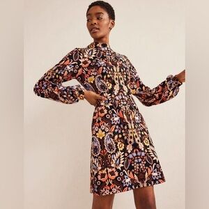 Boden Blouson Jersey Mini Dress